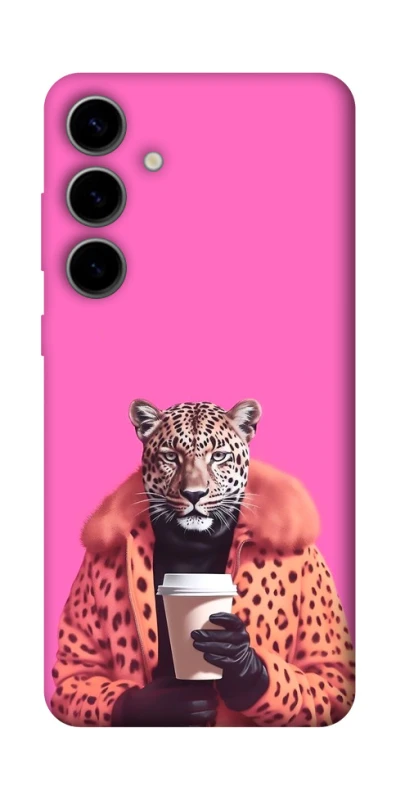 Чохол на Samsung Galaxy S25 FE Леопард з кавою фото 1 з 1