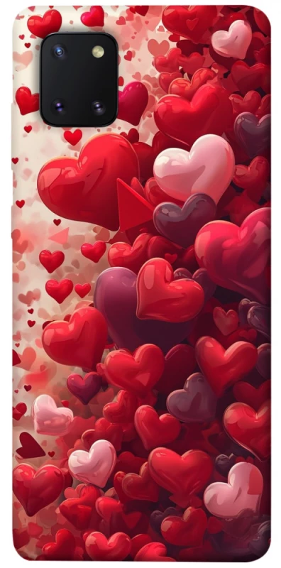 Чохол на Samsung Galaxy Note 10 Lite (A81) Many hearts фото 1 з 1