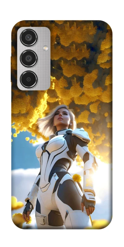 Чехол на Samsung Galaxy M35 Cyber space girl ver.3 фото 1 из 1