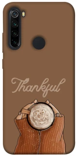 Чохол на Xiaomi Redmi Note 8 Thankful coffee фото 1 з 1