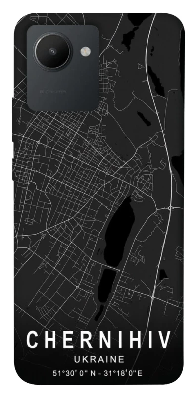 Чохол на Realme C30 Chernihiv map фото 1 з 1