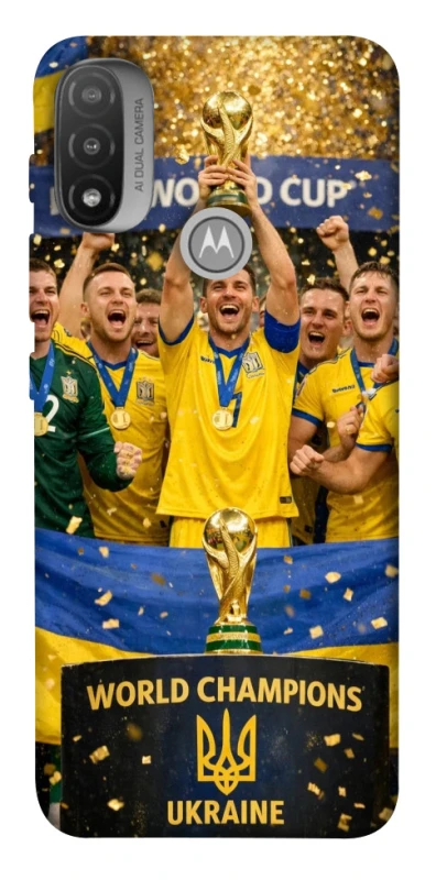 Чохол на Motorola Moto E20 UA-Football ver.5 фото 1 з 1