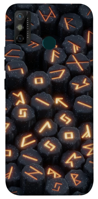 Чехол на TECNO Spark 6 Go Огненые руны фото 1 из 1