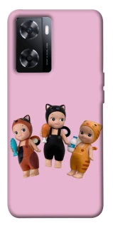 Чохол на OnePlus Nord N20 SE Cat Cafe Trio фото 1 з 1