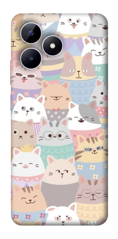 Чехол на Realme Note 50 5G Funny Kittens ver.2 фото 1 из 1
