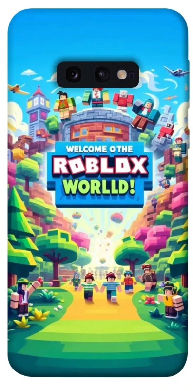 Чохол на Samsung Galaxy S10e Roblox World фото 1 з 1