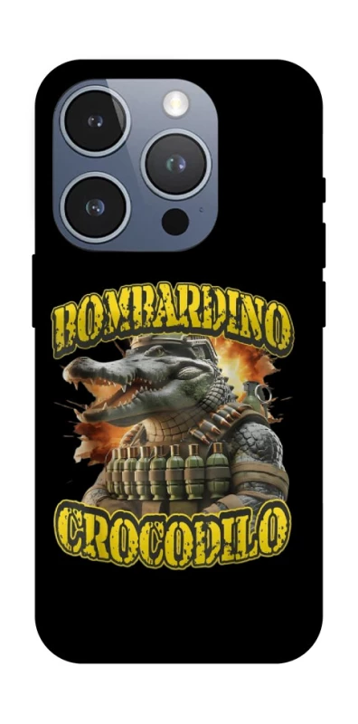 Чехол на Apple iPhone 16 Pro Bombardino Crocodilo фото 1 из 1