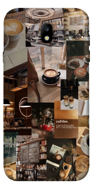 Чохол на Samsung J730 Galaxy J7 (2017) Coffee collage ver.2 фото 1 з 1