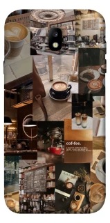 Чехол на Samsung J730 Galaxy J7 (2017) Coffee collage ver.2 фото 1 из 1