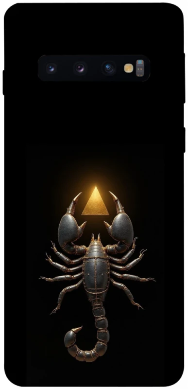 Чохол на Samsung Galaxy S10 Scorpio with Golden Triangle фото 1 з 1