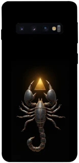 Чехол на Samsung Galaxy S10 Scorpio with Golden Triangle фото 1 из 1