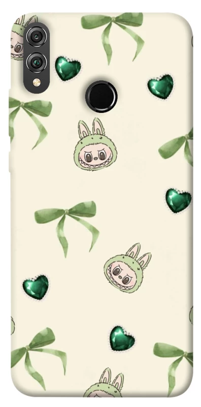Чохол на Huawei Honor 8X Labubu Green Heart фото 1 з 1