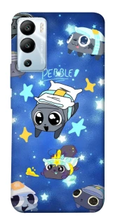 Чехол на Infinix Hot 12i Pebble kitten stars фото 1 из 1