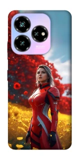 Чехол на ZTE Nubia V60 Cyber space girl ver.5 фото 1 из 1