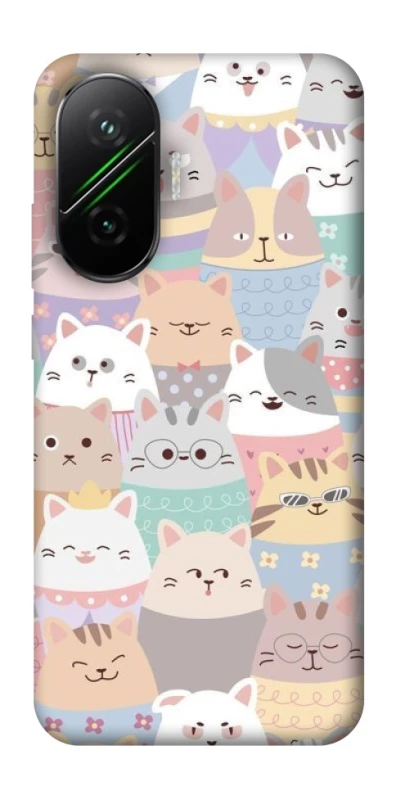 Чехол на Xiaomi Poco F7 Funny Kittens ver.2 фото 1 из 1