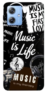 Чохол на Motorola Moto G84 Music is Life фото 1 з 1