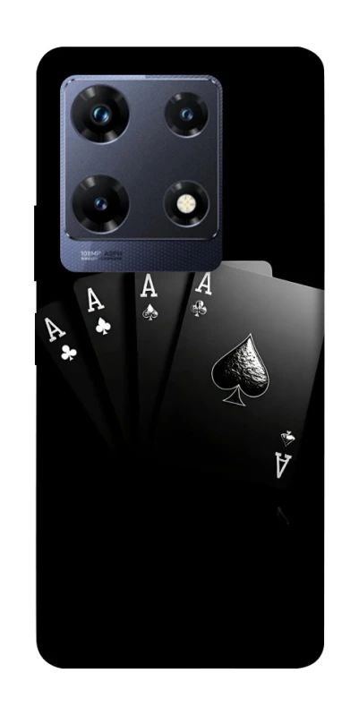 Чохол на Infinix Note 30 Pro Black Cards фото 1 з 1