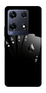 Чехол на Infinix Note 30 Pro Black Cards фото 1 из 1