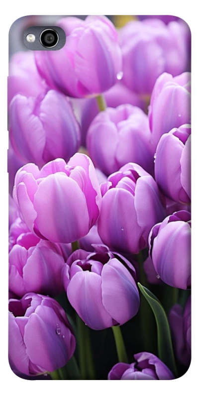 Чохол на Xiaomi Redmi 4a Фіолетові тюльпани фото 1 з 1