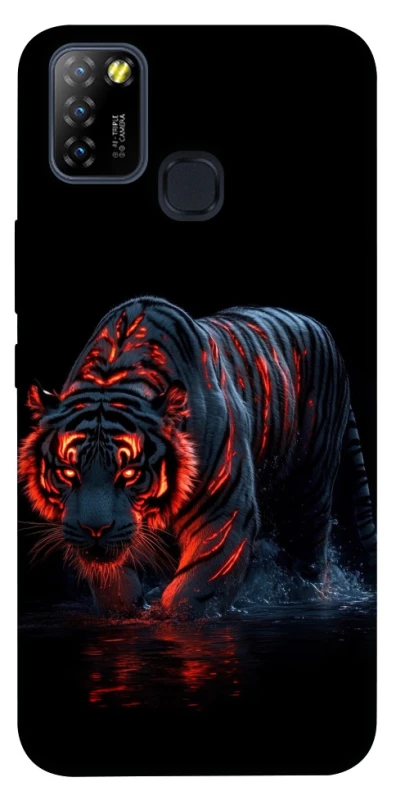 Чохол на Infinix Hot 10 Lite fire tiger фото 1 з 1