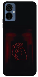 Чехол на TECNO Camon 19 Neo Красное сердце фото 1 из 1