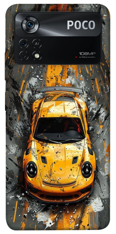 Чохол на Xiaomi Poco X4 Pro 5G Drawn Porsche фото 1 з 1
