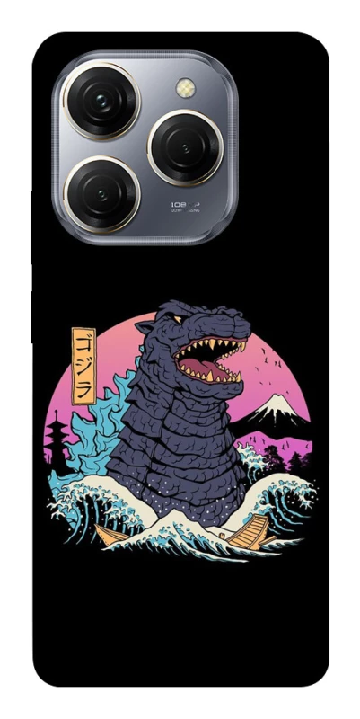 Чехол на TECNO Spark 20 Pro Годзила фото 1 из 1