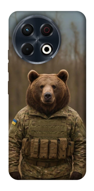Чохол на TECNO Spark 30 Pro (KL7) Ведмідь захисник фото 1 з 1