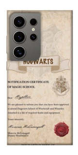 Чехол на Samsung Galaxy S24 Ultra The Hogwarts acceptance letter фото 1 из 1