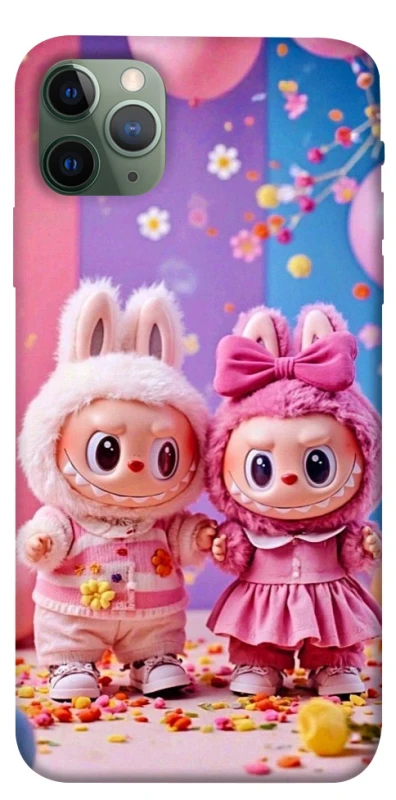 Чохол на Apple iPhone 11 Pro Max (6.5") Labubu twins ver.2 фото 1 з 1