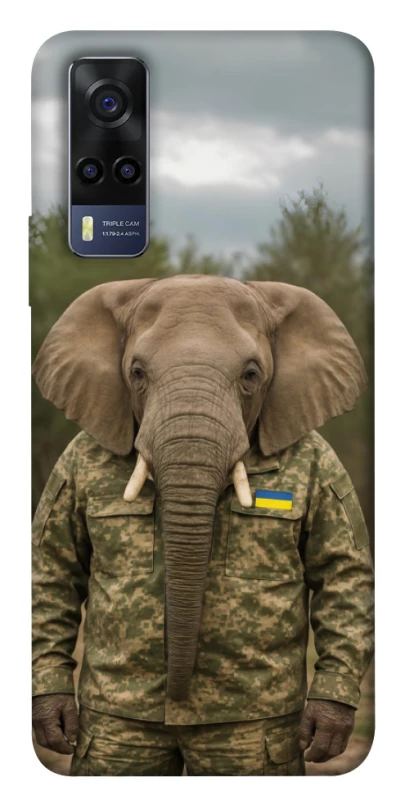Чохол на Vivo Y53s Слон захисник фото 1 з 1