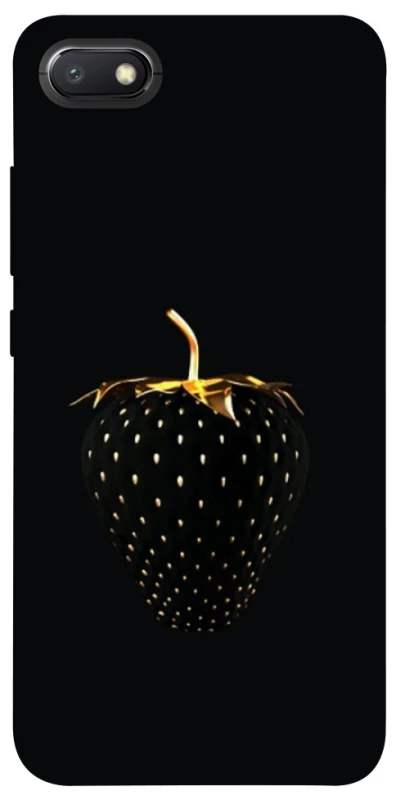 Чохол на Xiaomi Redmi 6A Чорна полуниця фото 1 з 1