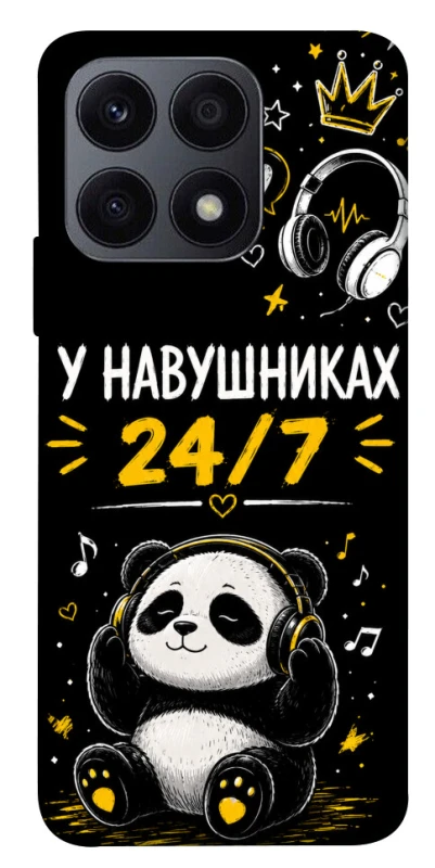 Чехол на Huawei Honor X8a У навушниках 24/7 фото 1 из 1