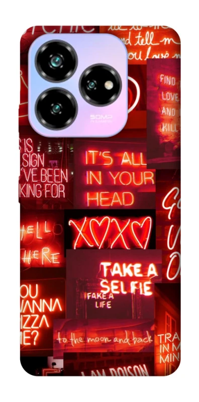 Чохол на ZTE Nubia V60 Desing Love collage ver.7 фото 1 з 1