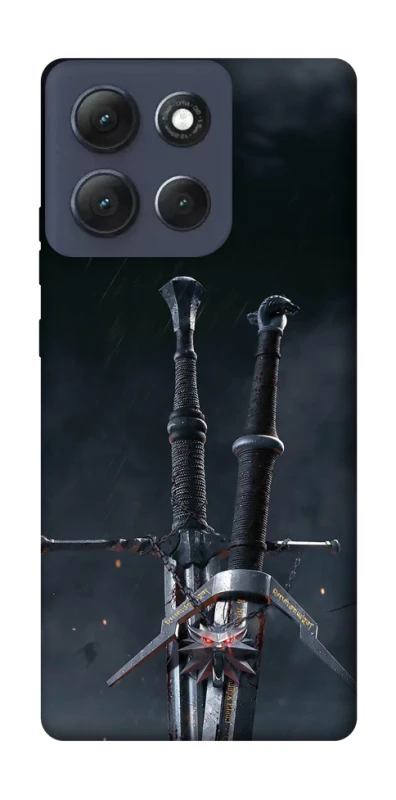 Чохол на Motorola Moto G86 Power Мечі Ведьмака фото 1 з 1
