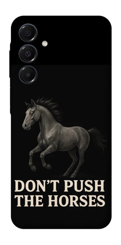 Чехол на Samsung Galaxy A16 4G/5G Don't push the horses фото 1 из 1