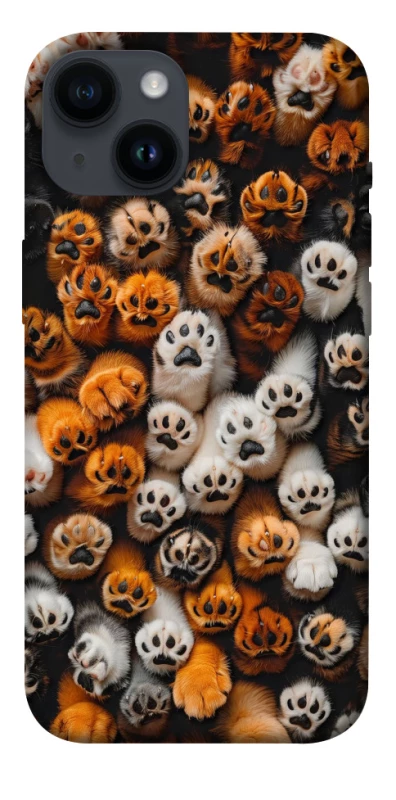Чехол на Apple iPhone 14 (6.1") Сat paws фото 1 из 1