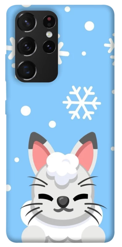Чохол на Samsung Galaxy S21 Ultra Adopt Me Snow Kitty Smile фото 1 з 1