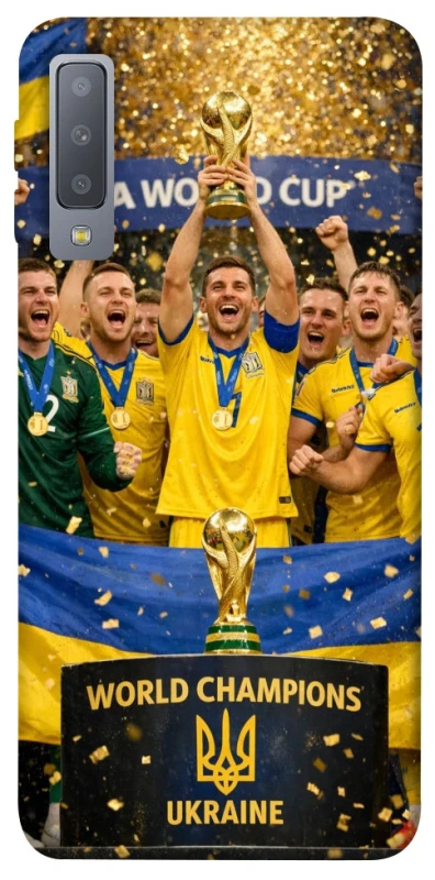 Чехол на Samsung A750 Galaxy A7 (2018) UA-Football ver.5 фото 1 из 1