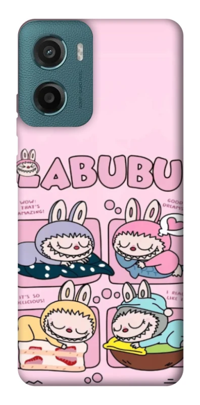 Чохол на Motorola Moto G06 Labubu Dreams Collage фото 1 з 1