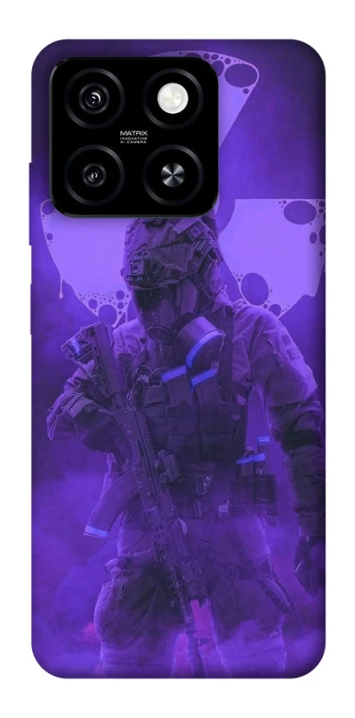 Чехол на ZTE Blade A55 4G Радиация v6 фото 1 из 1