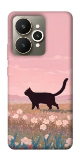 Чохол на Realme 15 cat on a field фото 1 з 1