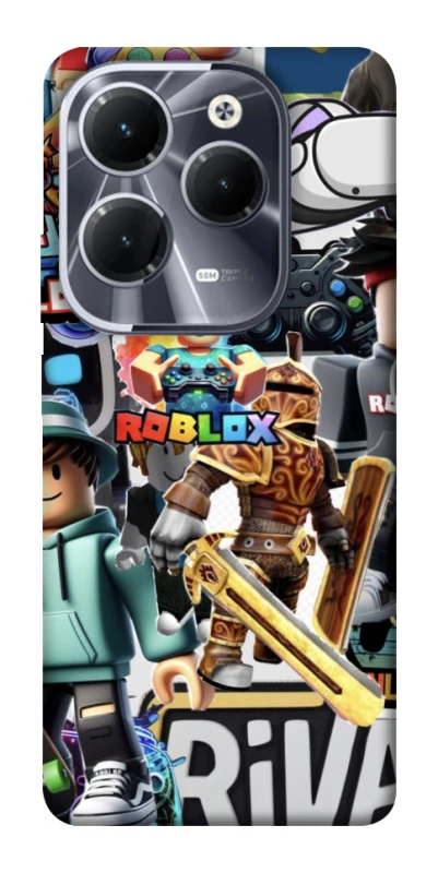 Чохол на Infinix Hot 40 Pro Roblox collage ver.1 фото 1 з 1