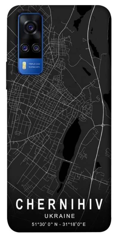 Чохол на Vivo Y51a Chernihiv map фото 1 з 1