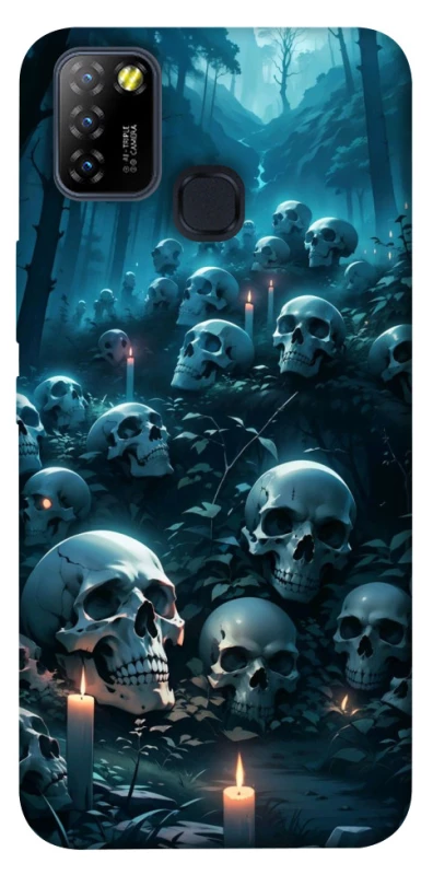 Чехол на Infinix Hot 10 Lite Skulls v3 фото 1 из 1