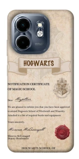 Чохол на Infinix Smart 9 4G / Hot 50i The Hogwarts acceptance letter фото 1 з 1