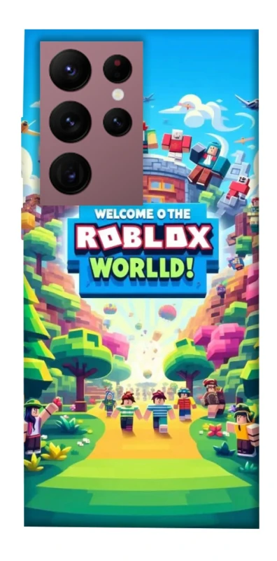 Чохол на Samsung Galaxy S22 Ultra Roblox World фото 1 з 1