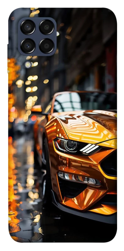 Чохол на Samsung Galaxy M33 5G Golden sports car фото 1 з 1