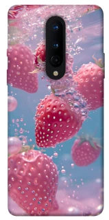 Чохол на OnePlus 8 Полуниця в воді фото 1 з 1