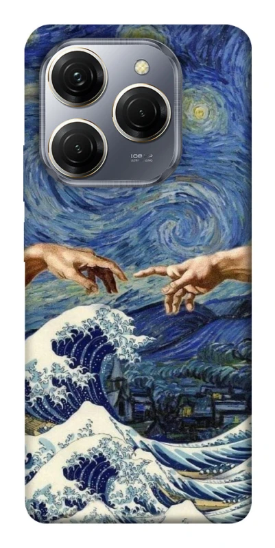 Чехол на TECNO Spark 20 Pro Art collage ver.7 фото 1 из 1